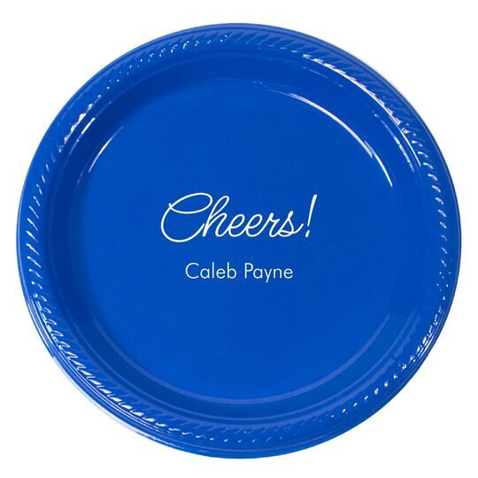 Sweet Cheers Plastic Plates